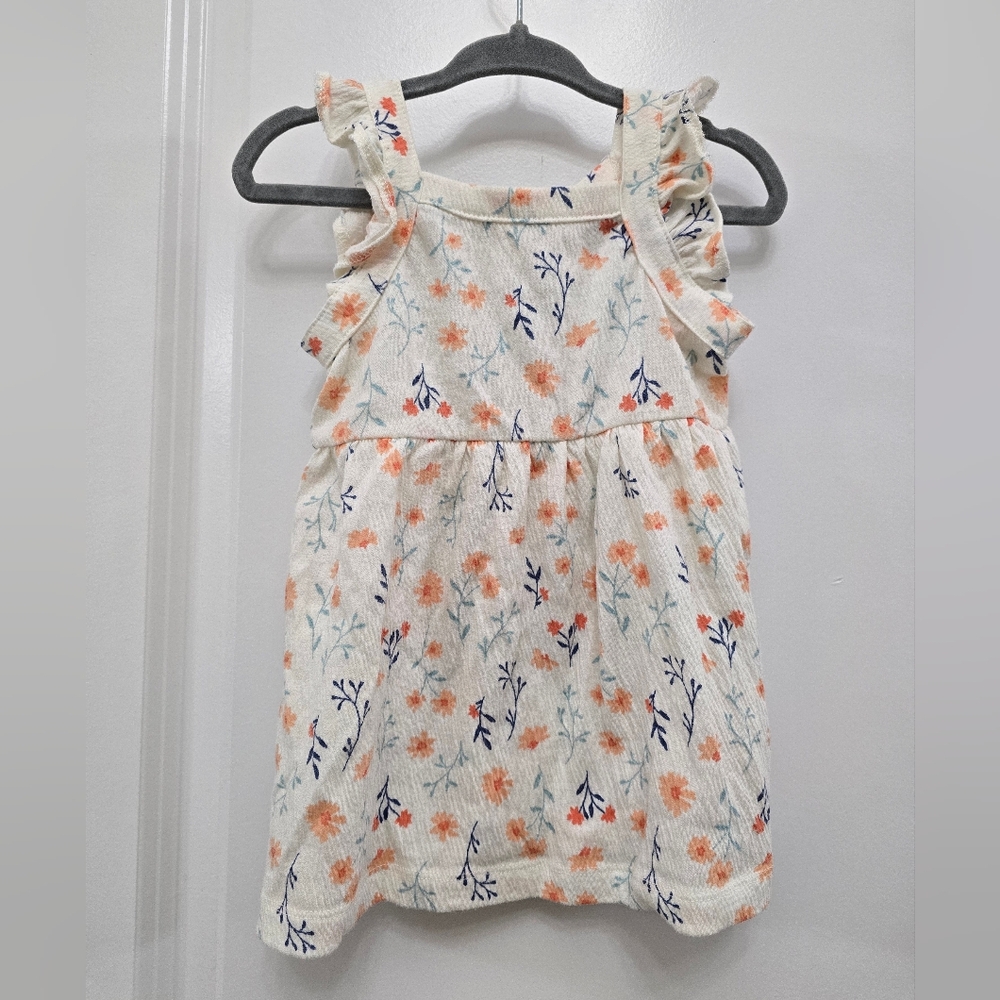 Carters Just One You Floral Sleeveless Dress with Ruffle Straps